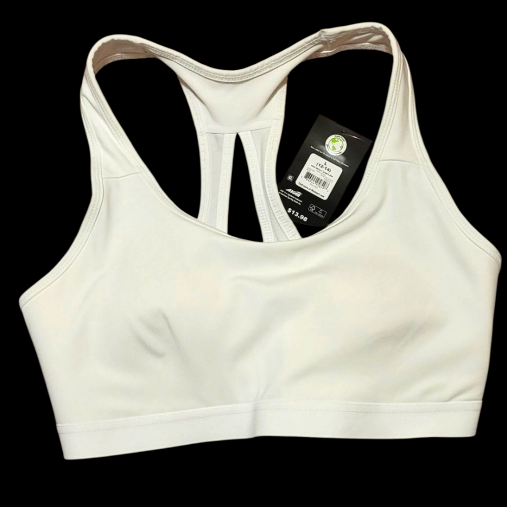 Avia Classic White Sports Bra
